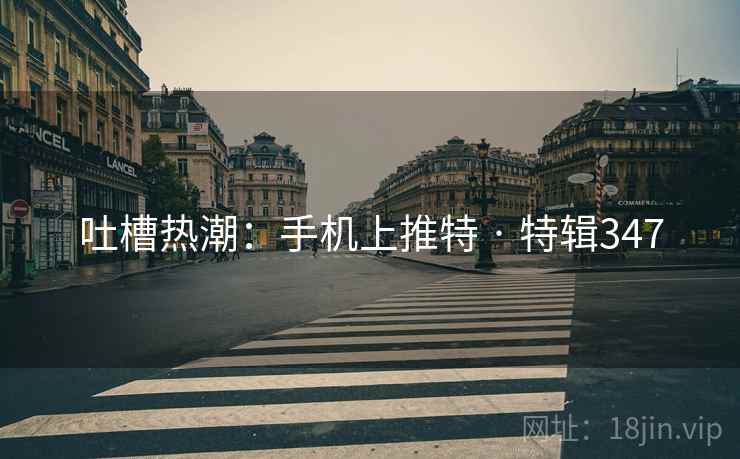 吐槽热潮：手机上推特 · 特辑347