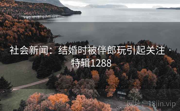 社会新闻：结婚时被伴郎玩引起关注 · 特辑1288